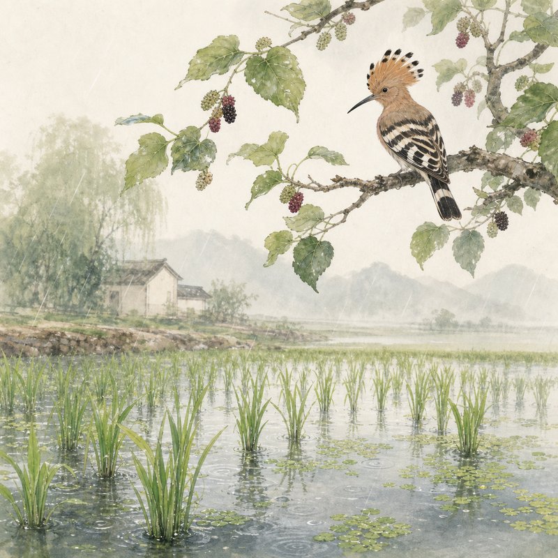 谷雨节气插画