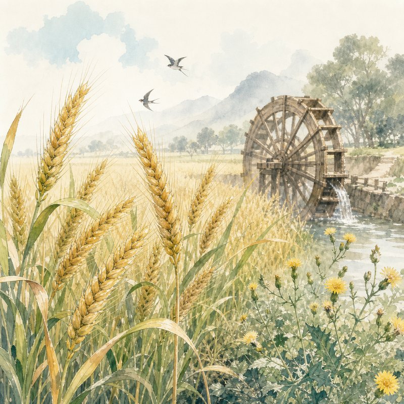 小满节气插画