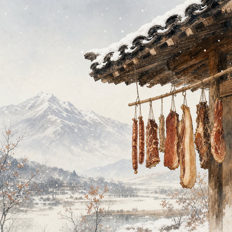小雪节气插画